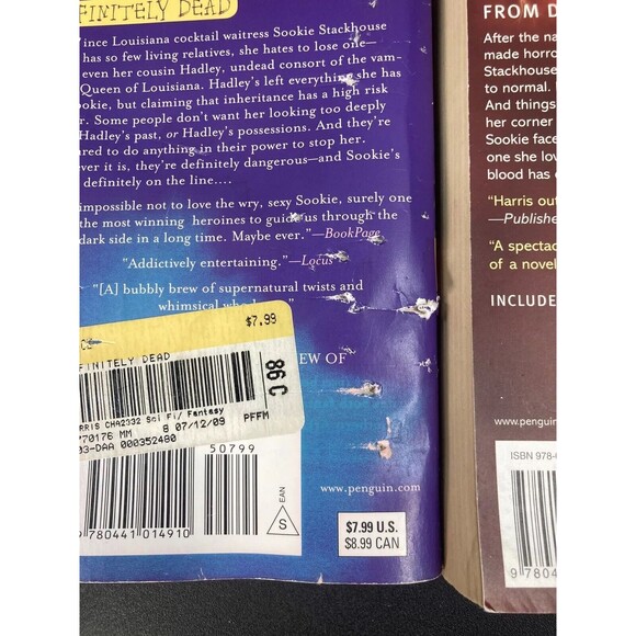 Charlaine Harris Box Set Lot of 9 SOOKIE STACKHOUSE True Blood Book series! - Picture 9 of 11